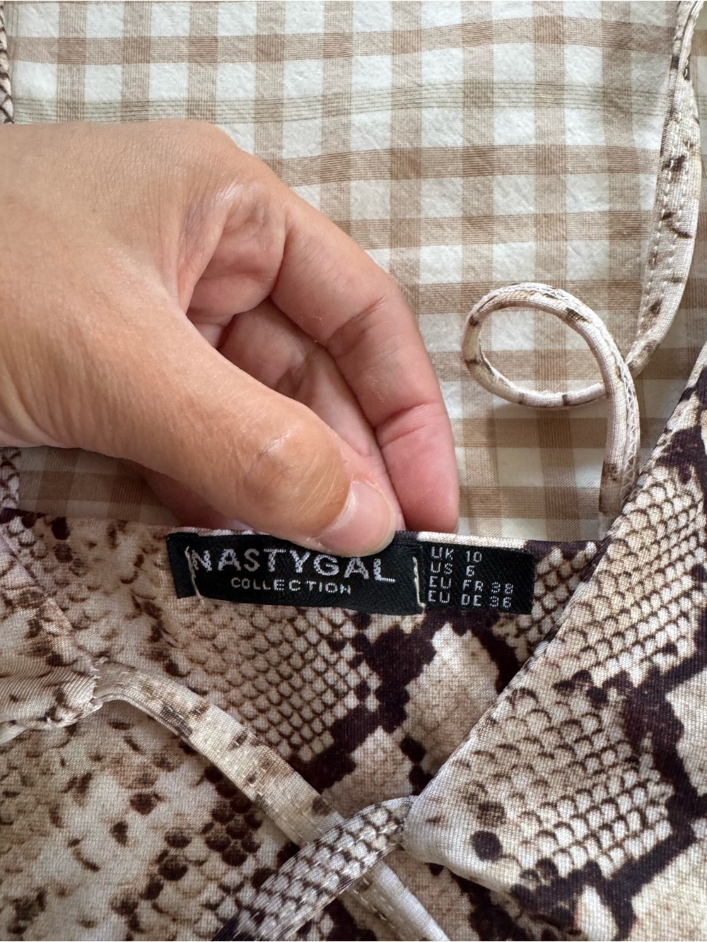 Nasty gal snake print high cut bikini - Picture 4 of 5